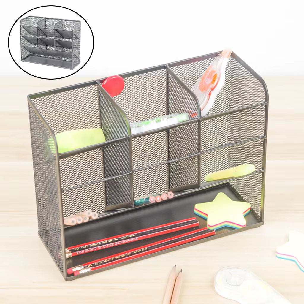 Pen Organizer, Desktop Storage Box Pencil Pen Holder for Stationary Desktop