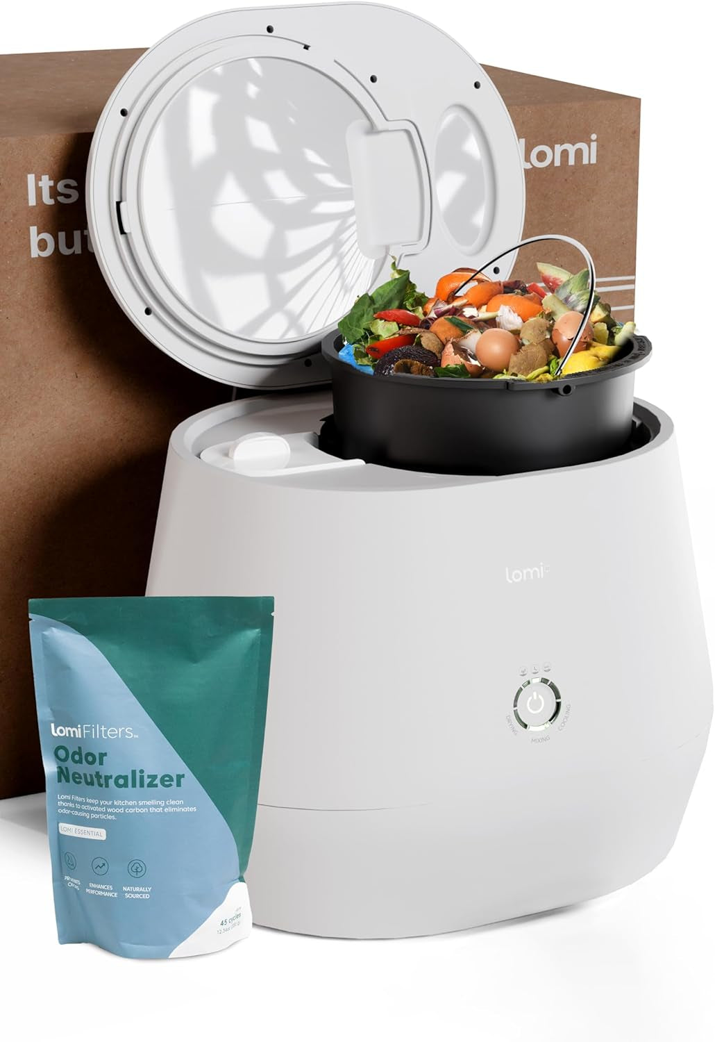 1 | World'S First Smart Waste™ Electric Kitchen Composter | Turn Waste into Natural Fertilizer with a Single Button | Odor Free | 3L Bucket (1.3)