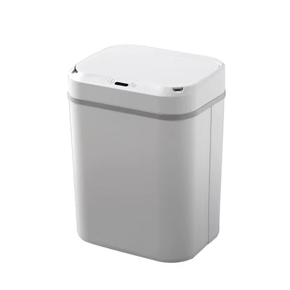 Motion Sensor Trashcan 12L Kitchen Trash Can Infrared Motion Sensor Smart Electric Touchless Touch Free Handsfree Garbage Bin